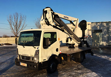 Autospeciala PRB cu nacela de 21 metri achizitionata cu fonduri UE